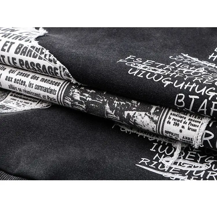 Retro y2k newspaper graphic hoodie for eye-catching style - hoodies