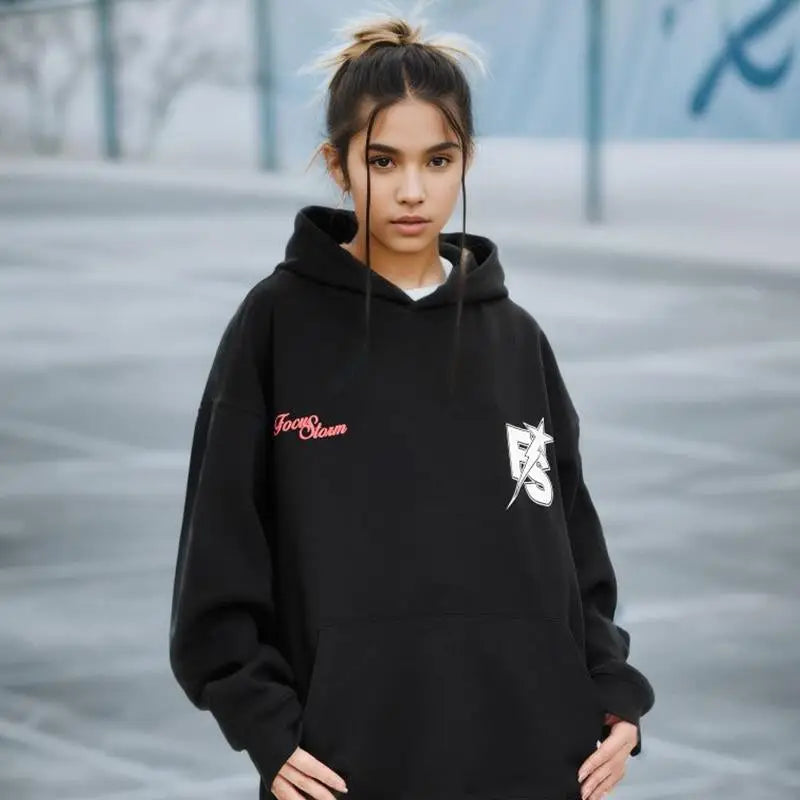 Luxury retro oversized hoodie for y2k streetwear lovers - hoodies