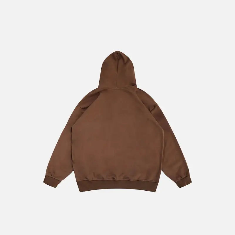 Y2k retro letter print hoodie for comfort and style - hoodies