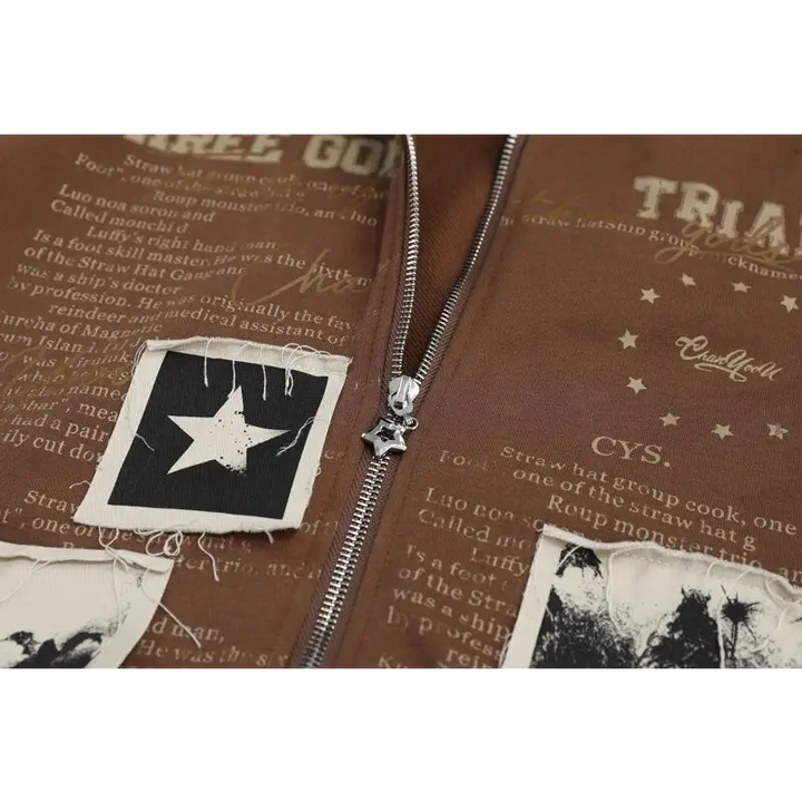 Y2k retro letter print hoodie for comfort and style - hoodies