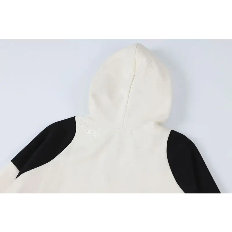 Retro sports hoodie - must-have item for avant-garde fashion - hoodies