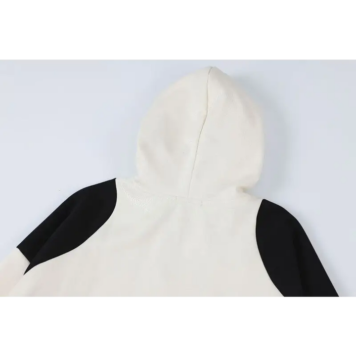 Retro sports hoodie - must-have item for avant-garde fashion - hoodies