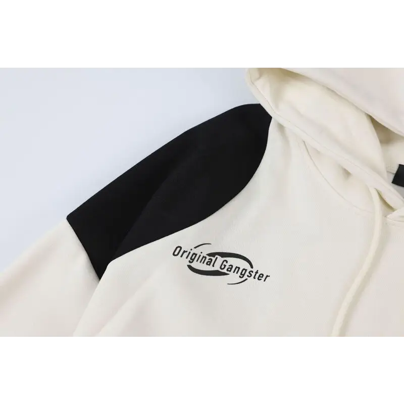 Retro sports hoodie - must-have item for avant-garde fashion - hoodies