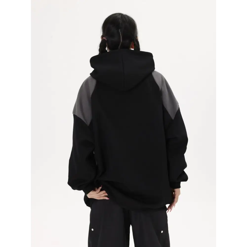 Retro sports hoodie - must-have item for avant-garde fashion - hoodies