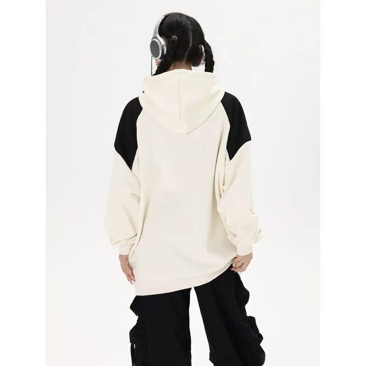 Retro sports hoodie - must-have item for avant-garde fashion - hoodies