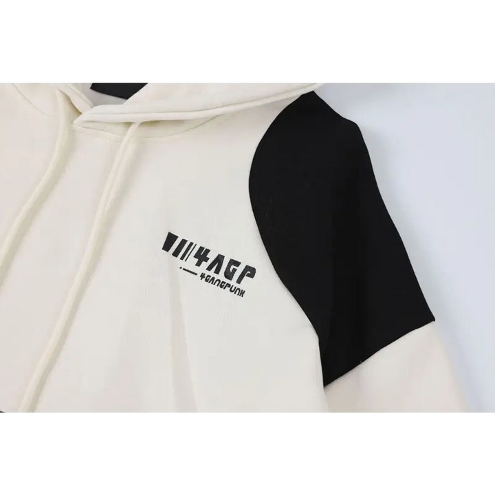 Retro sports hoodie - must-have item for avant-garde fashion - hoodies