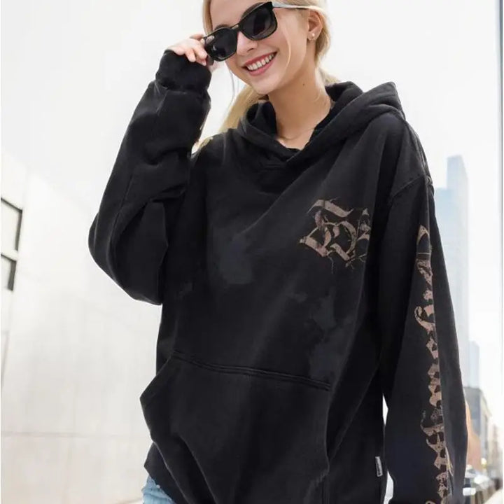 Retro unfaithful y2k printed hoodie for stylish comfort - hoodies