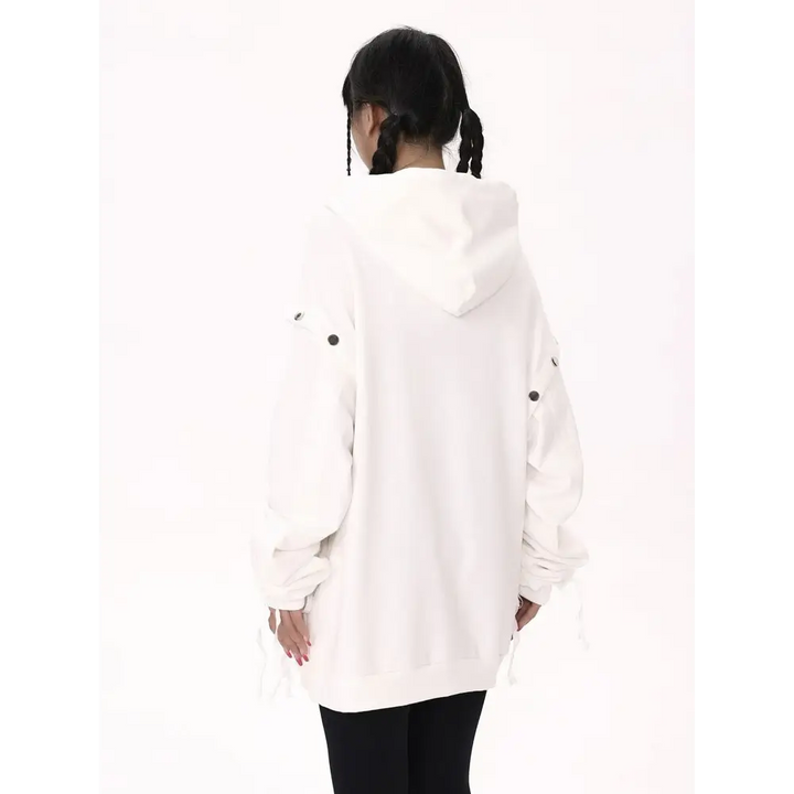 Y2k rhinestone graphic print hoodie for stylish comfort - hoodies