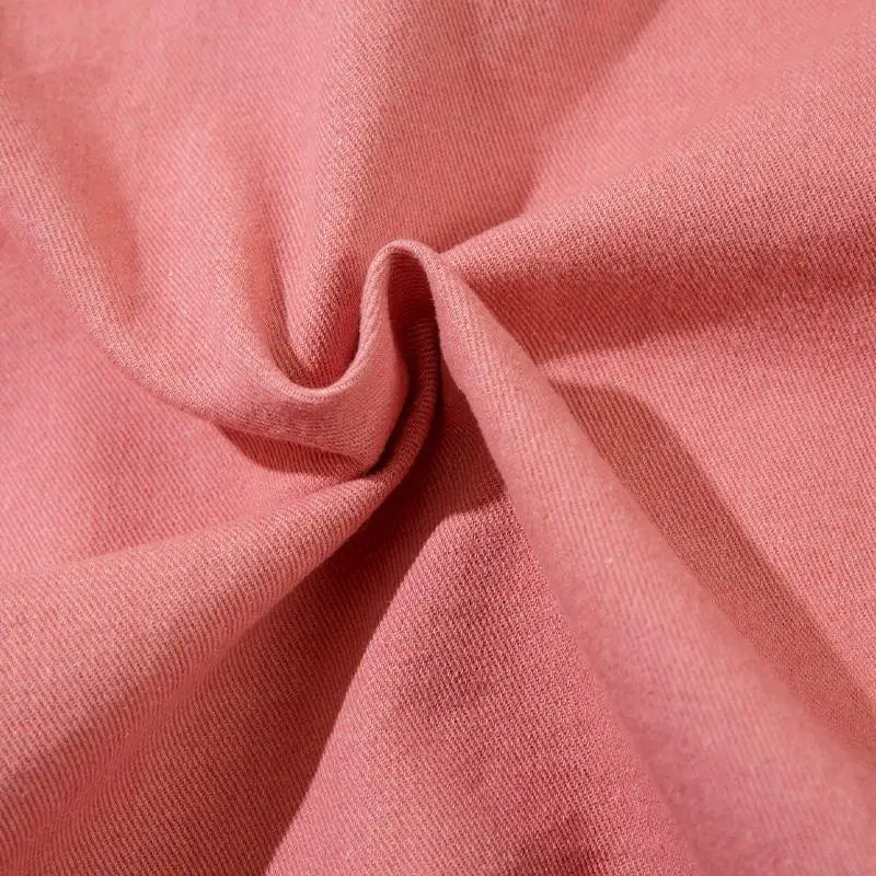 Ripped pink denim jacket from the y2k streetwear collection