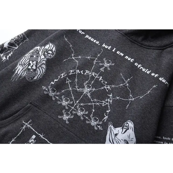 Y2k ritual hoodie for comfortable and fashionable streetwear - hoodies