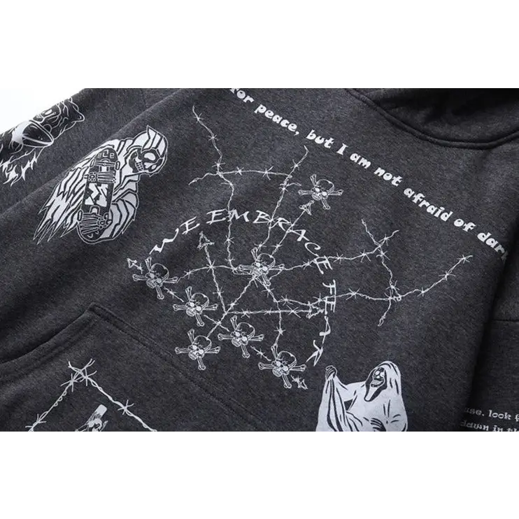 Y2k ritual hoodie for comfortable and fashionable streetwear - hoodies