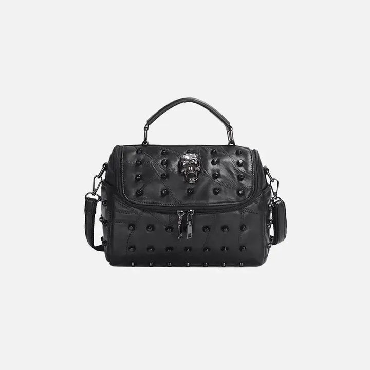Y2k rivet skull shoulder bag for fashion-forward style - type c - handbags