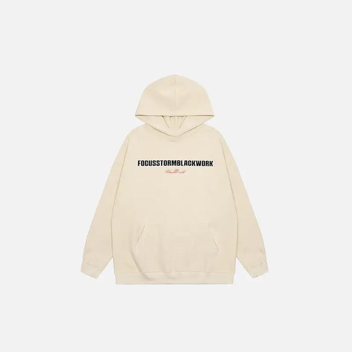 Y2k roman empire letter print hoodie for comfort and style - beige / m - hoodies