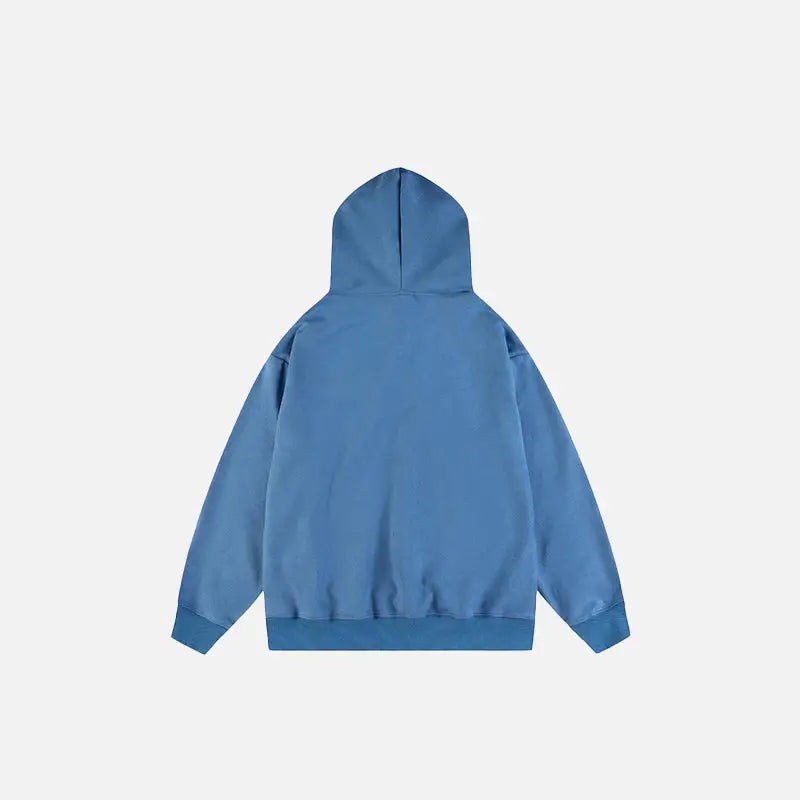 Sweat à capuche brodé de roses y2k dans la collection streetwear - hoodies