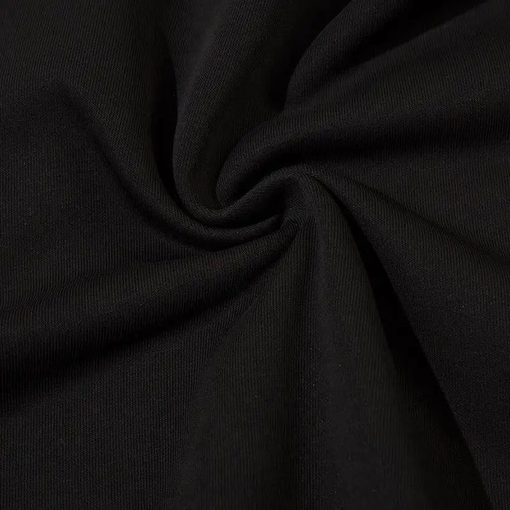 Y2k striped half-zip sweatshirt in soft polyester and cotton blend - hoodies