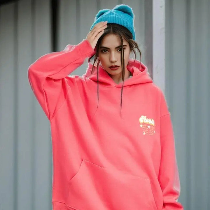 Y2k shooting stars hoodie for stylish streetwear comfort - hoodies