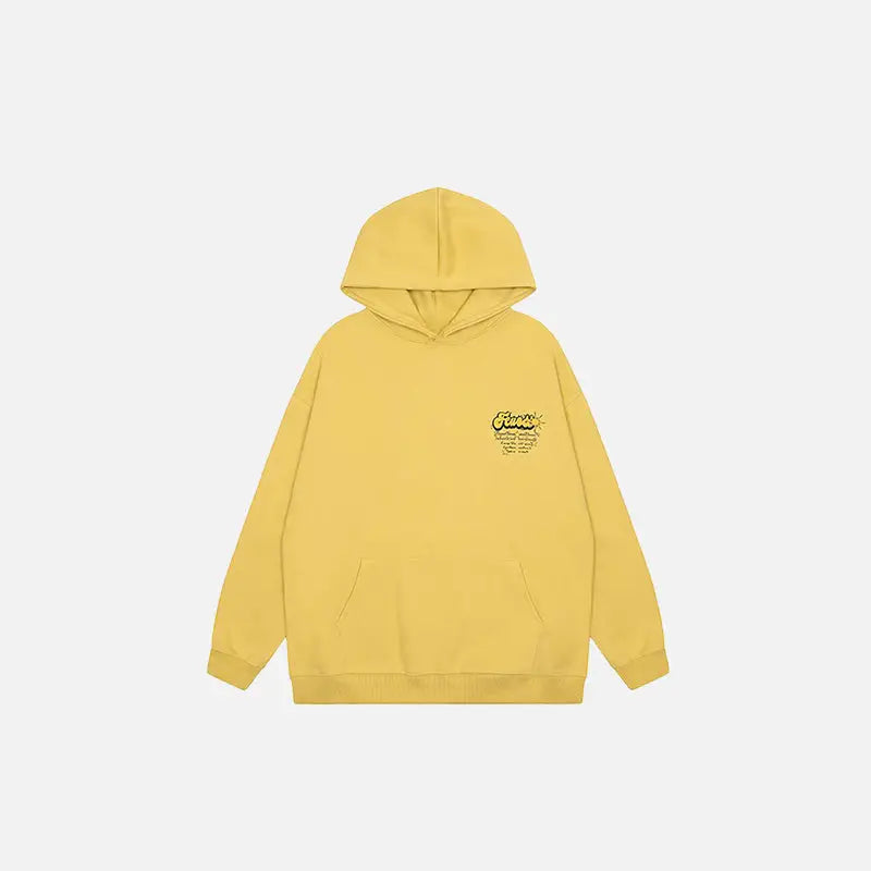 Y2k shooting stars hoodie for stylish streetwear comfort - yellow / m - hoodies