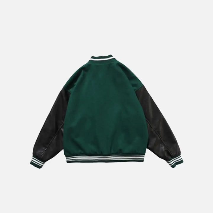 Skeleton bones y2k varsity jacket for stylish outerwear - varsity jackets