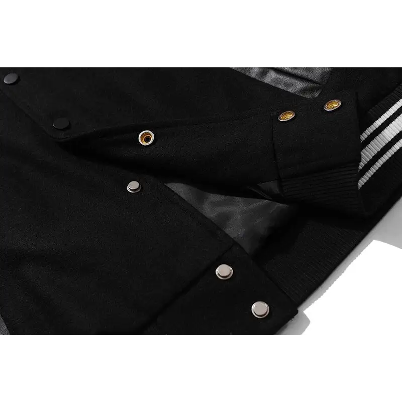 Skeleton bones y2k varsity jacket for stylish outerwear - varsity jackets