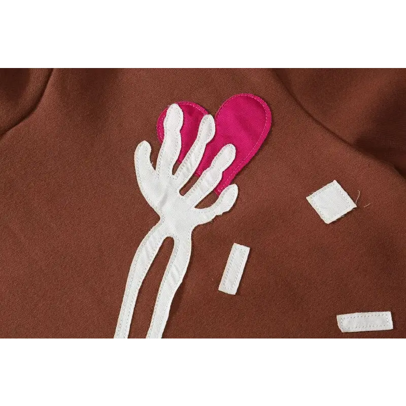 Cozy y2k hoodie with skeleton patch for your wardrobe - hoodies