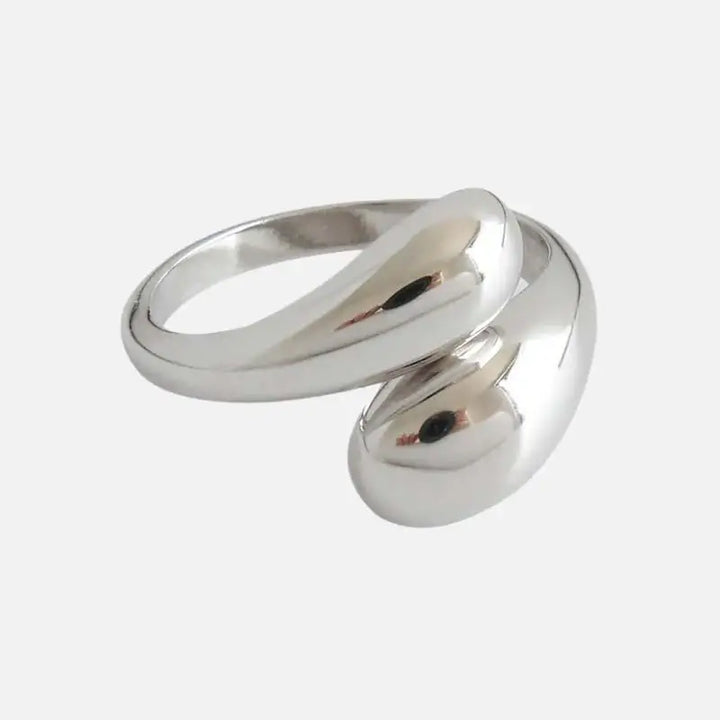 Y2k smooth vintage ring for timeless fashion style - silver / resizable - rings