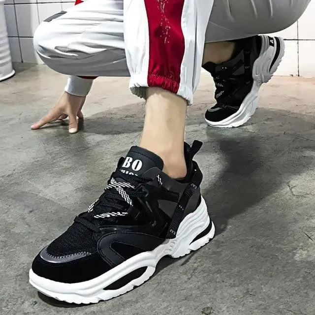 Krvx lynx y2k urban footwear sneakers for bold style - black / 6