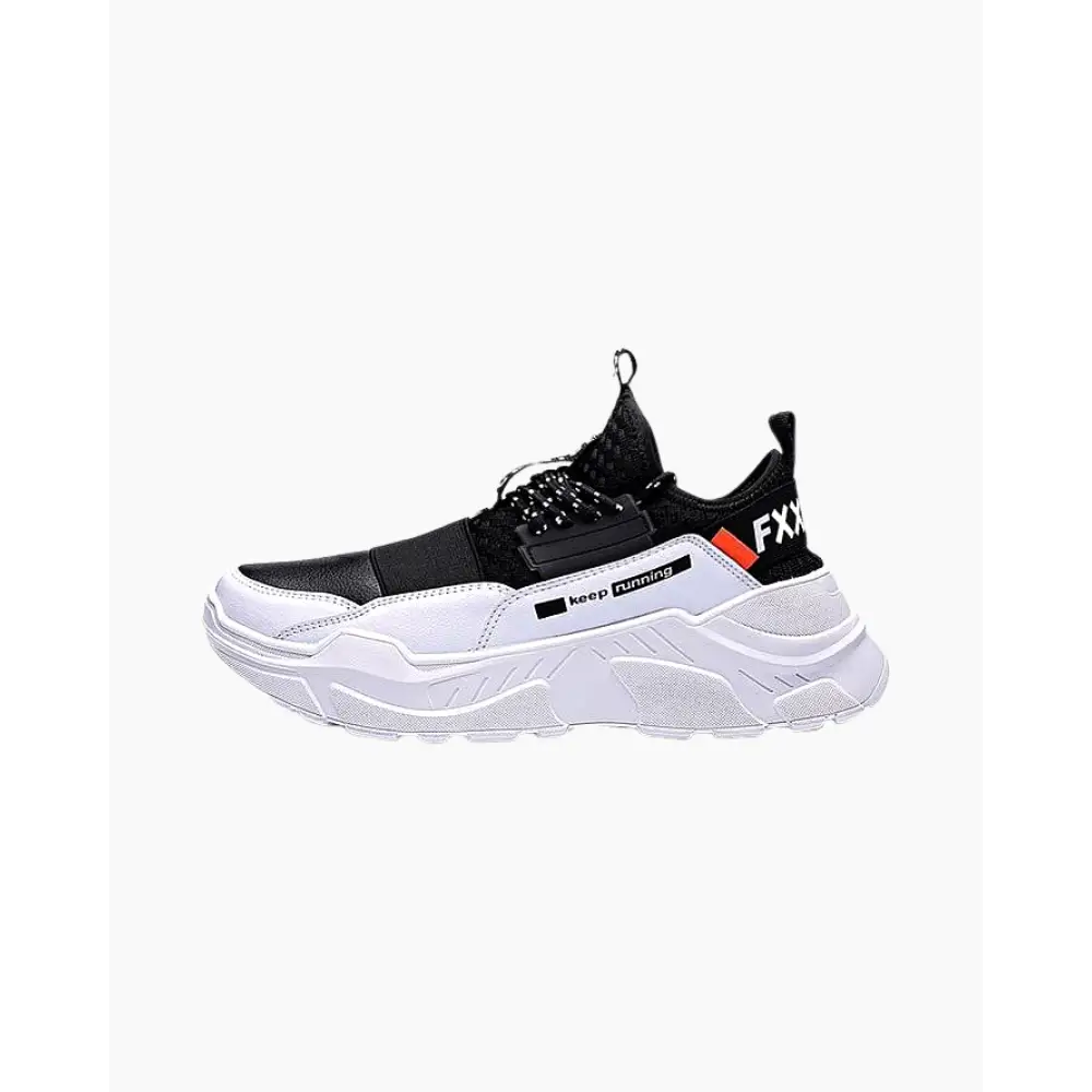 Rvx max y2k athletic sneakers for stylish urban wear - black / white / 6