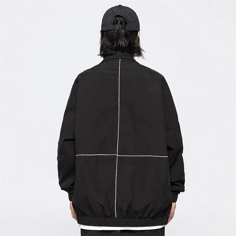 Soft racing y2k windbreaker jacket for stylish outerwear - jackets