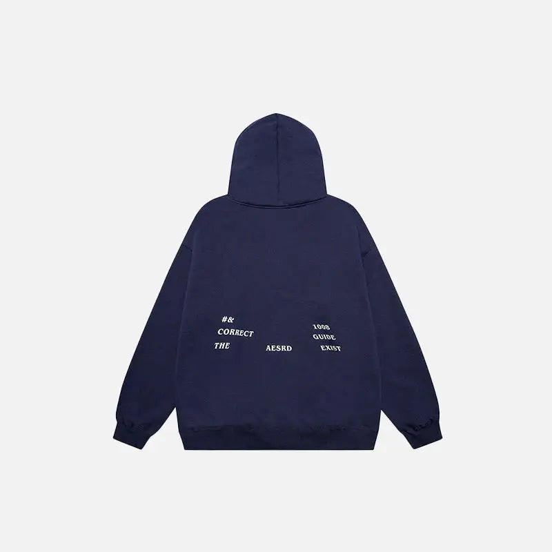 Endless road solid color y2k hoodie for timeless style - hoodies