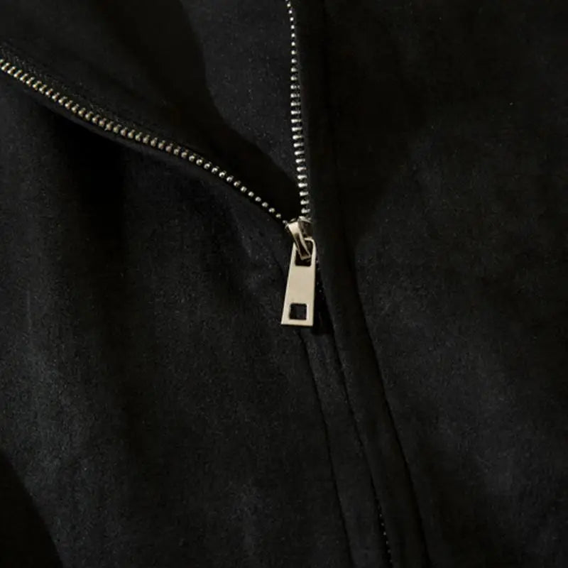 Y2k full zip jacket with round collar for all seasons - varsity jackets