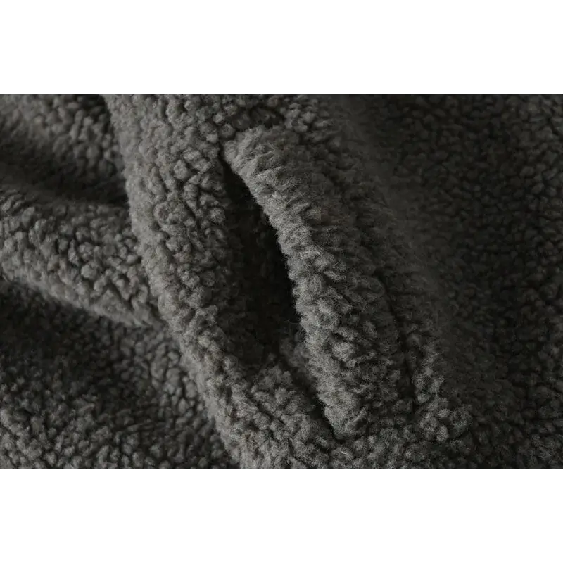 Trendy y2k jacket with letter pattern and turndown collar - fuzzy jackets