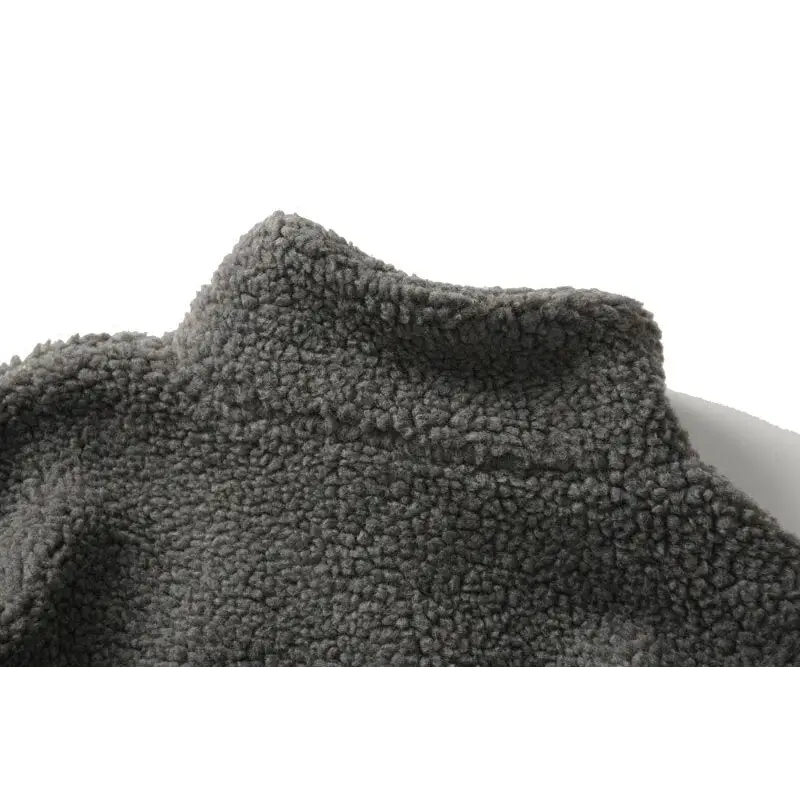 Trendy y2k jacket with letter pattern and turndown collar - fuzzy jackets