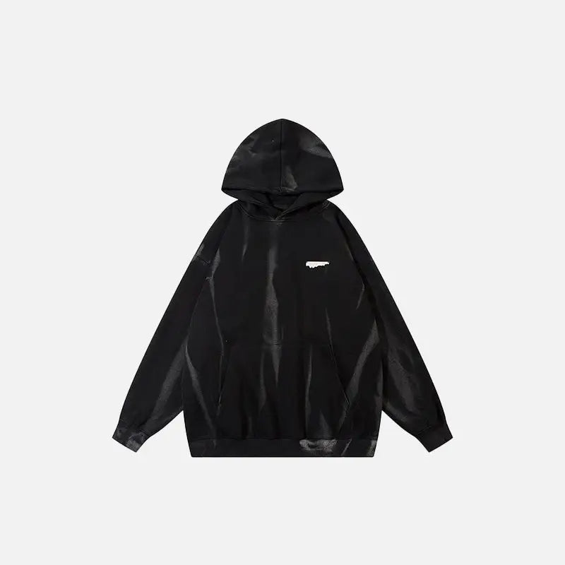 Y2k loose-fitting solid color hoodie for comfort and style - black / m - hoodies