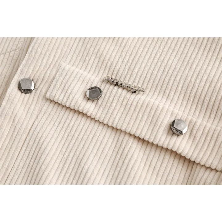 Y2k solid pattern denim jacket for a timeless chic look