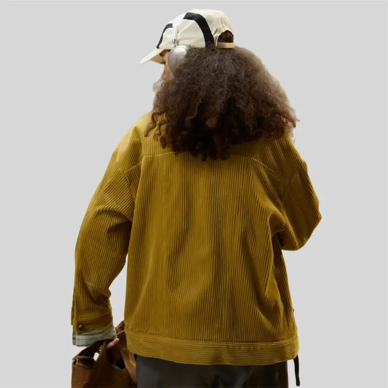 Y2k solid pattern denim jacket for a timeless chic look