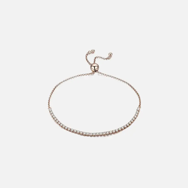 Y2k sterling silver sparkling strand bracelet for a dazzling look - pink - necklace