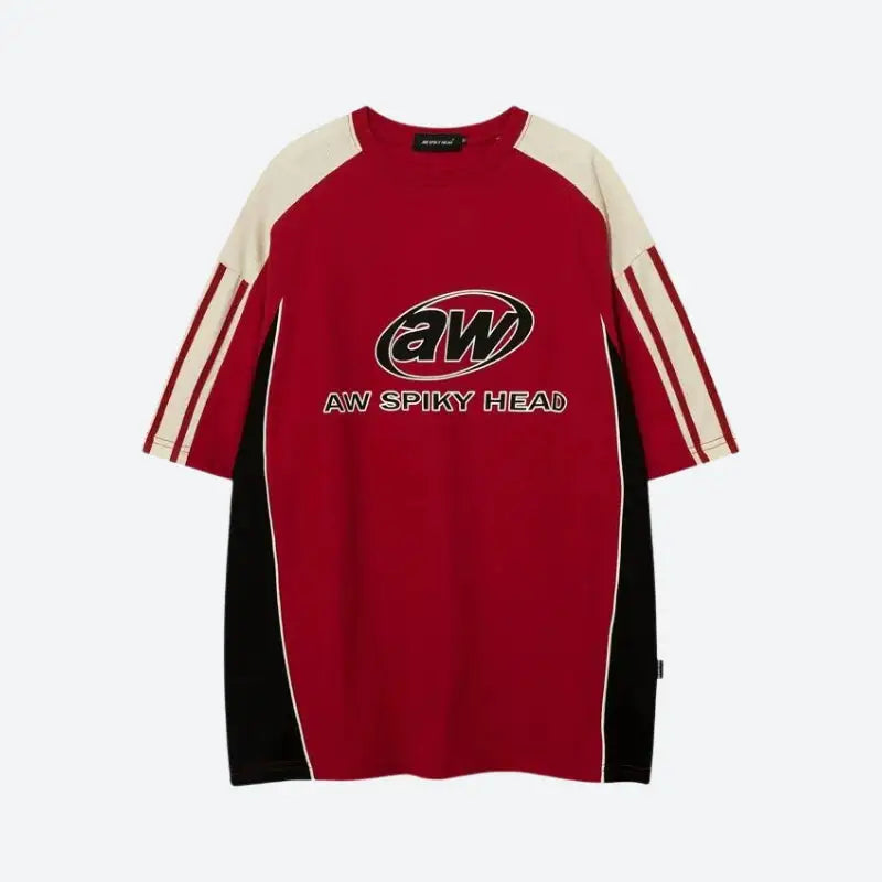 Y2k Spiky Head Graphic T Shirt