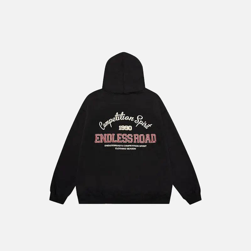 Spirit of competition y2k hoodie for stylish streetwear - black / m - hoodies