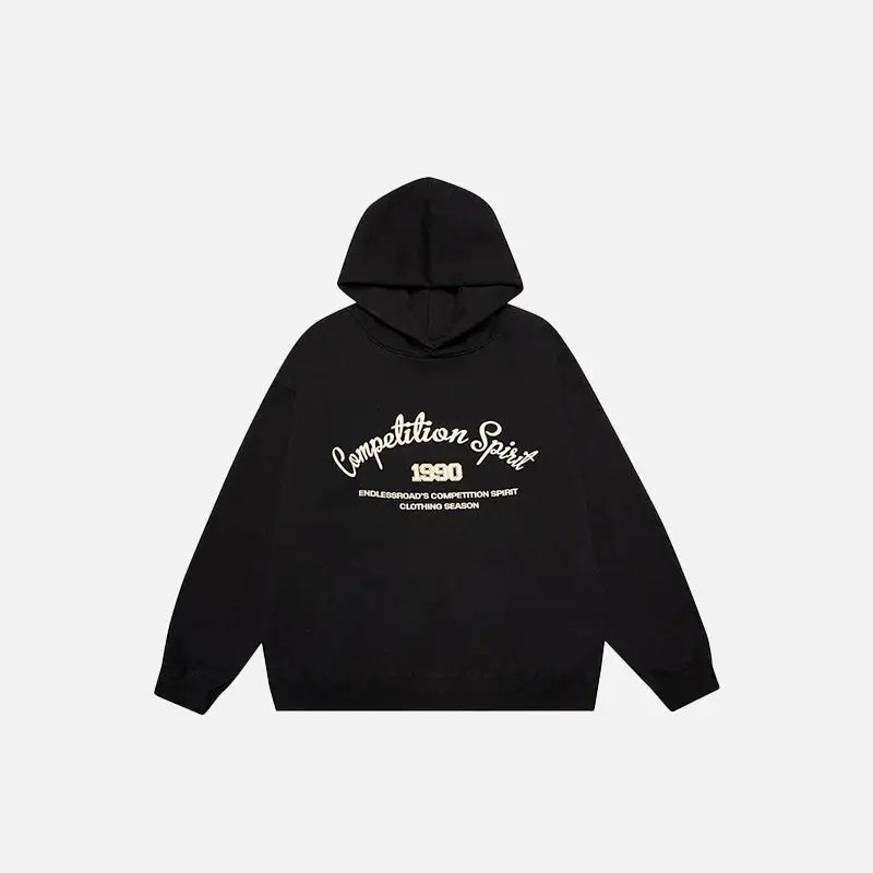 Spirit of competition y2k hoodie for stylish streetwear - hoodies