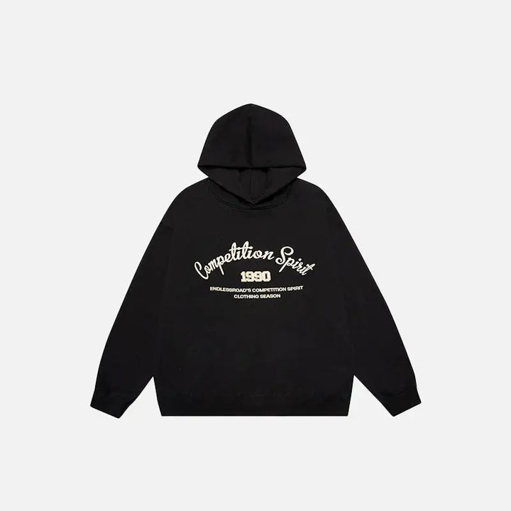 Spirit of competition y2k hoodie for stylish streetwear - hoodies