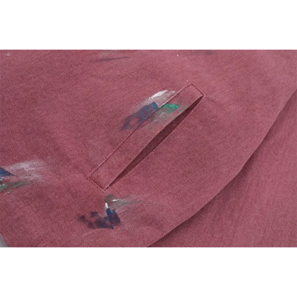 Splash ink embroidered butterfly y2k denim jacket - jackets