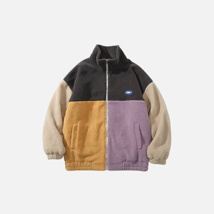 Unique y2k jackets for stylish streetwear outfits - orange / m - furry jacket