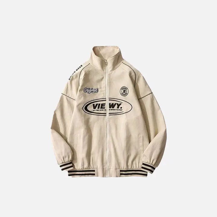 Y2k windbreaker jacket for stylish warmth all season - dark grey / m - jackets