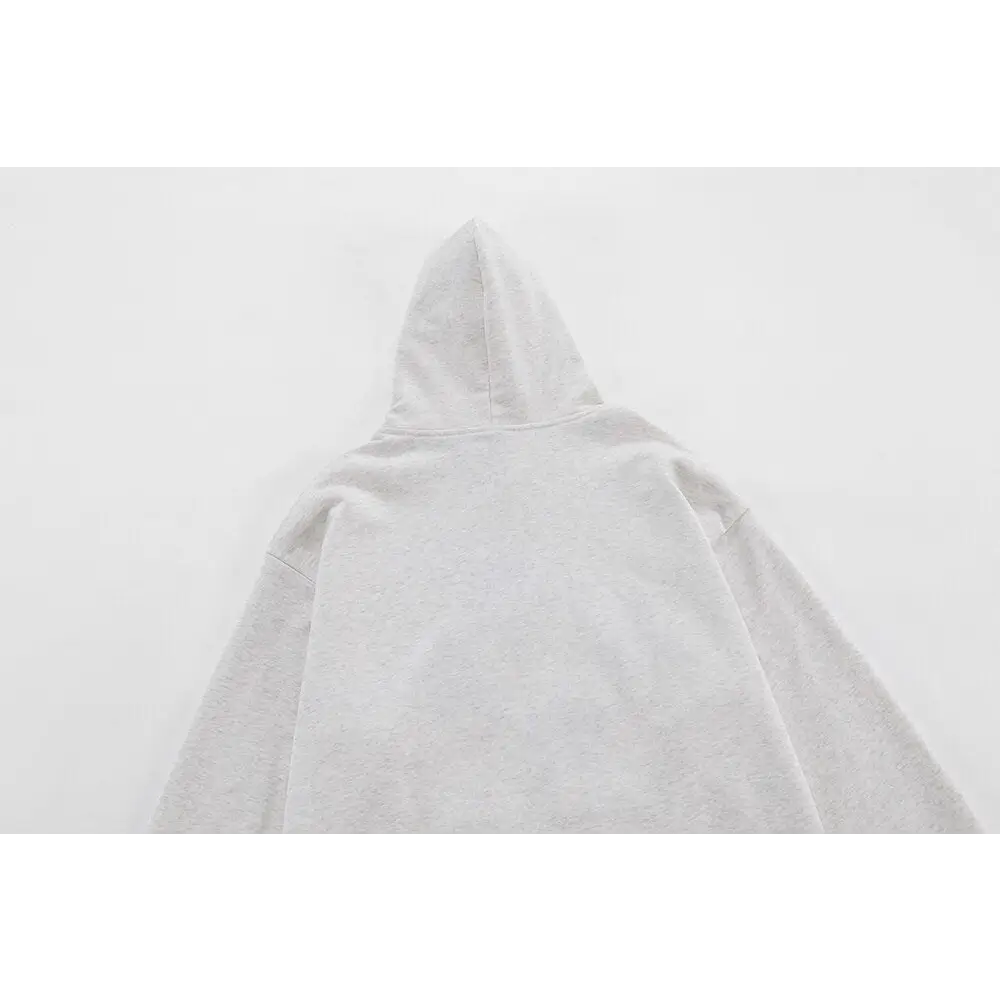 Y2k star letters embroidered hoodie for 2000s fashion fans - hoodies