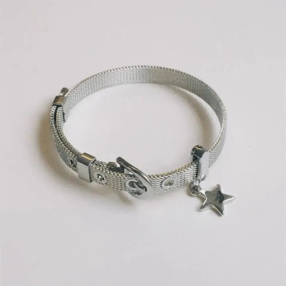 Y2k star titanium steel bracelet for celestial elegance - 1pc - necklace