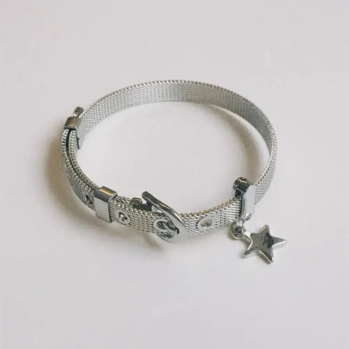Y2k star titanium steel bracelet for celestial elegance - 1pc - necklace