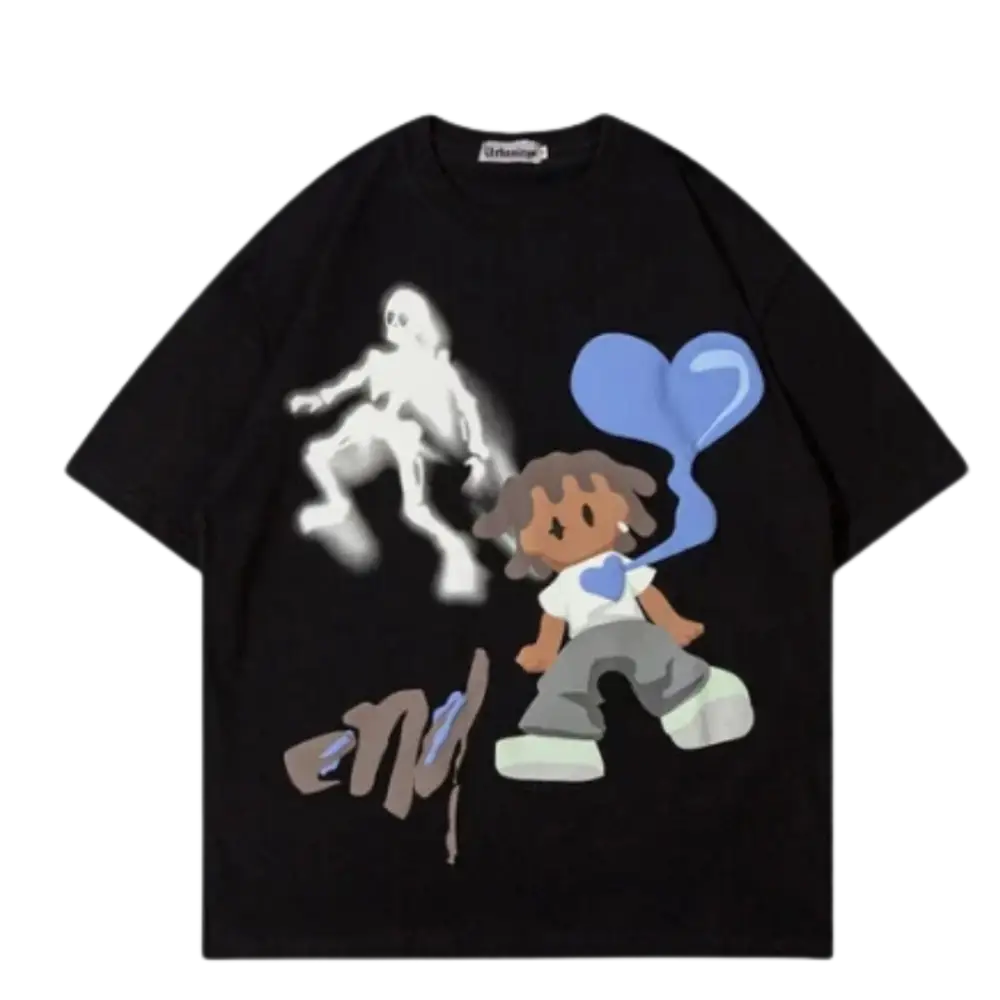 T-shirt steal my heart y2k - mode urbaine - black / s