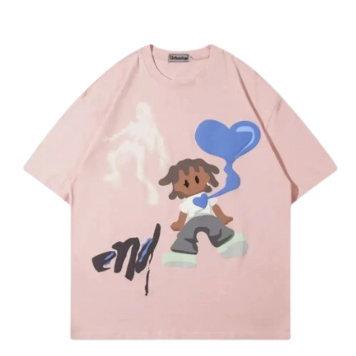 T-shirt steal my heart y2k - mode urbaine - rosa / s