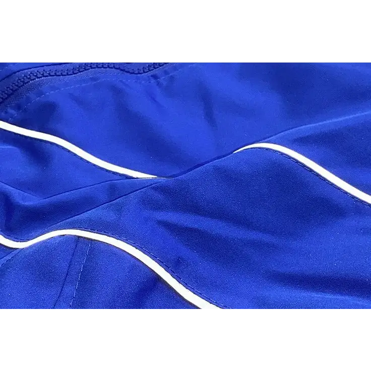 Striped reflective v jacket for y2k streetwear style - jackets