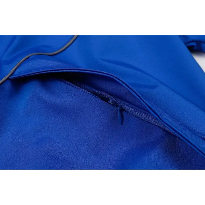 Striped reflective v jacket for y2k streetwear style - jackets